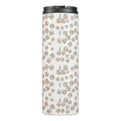 Dunkelweiße, illustre Schafe sehen sich Thermal Tu Thermosbecher (Rückseite)