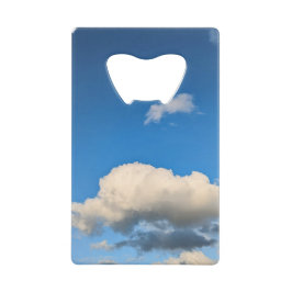 Dunkelweiße Wolke Geldbeutel Flaschenöffner