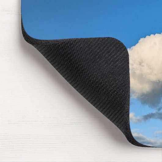 Dunkelweiße Wolken Mousepad (Ecke)
