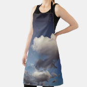 Dunkelweiße Wolken Schürze (InSitu)