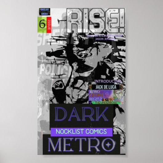 DUNKER METRO RISE! POSTER (Vorne)