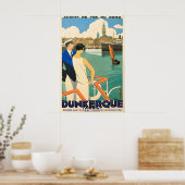 Dunkerque Chemin de Fer du Nord Plakat Retro (Küche)