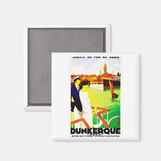 Dunkerque Magnet (Vorderseite/Rückseite)