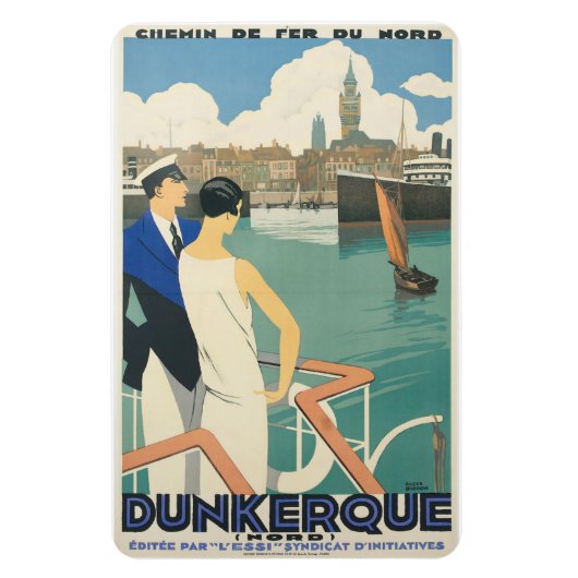 Dunkerque Reise Magnet (Vertikal)