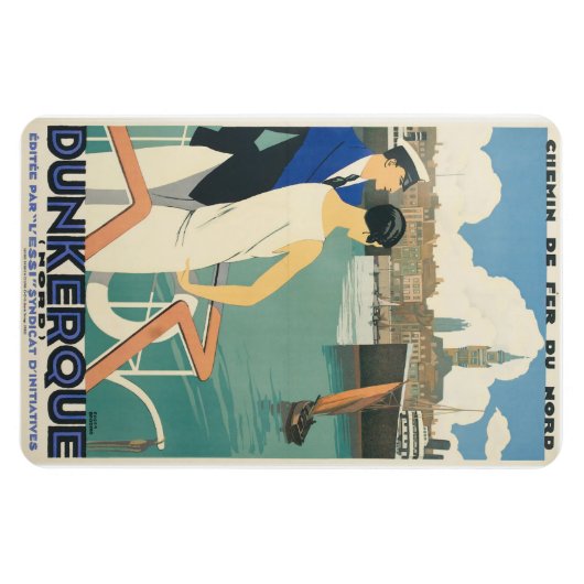 Dunkerque Travel Magnet (Horizontal)