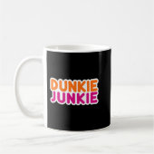 Dunkie Junkie - Funny Coffee Lover Geschenk Pullov Kaffeetasse (Links)