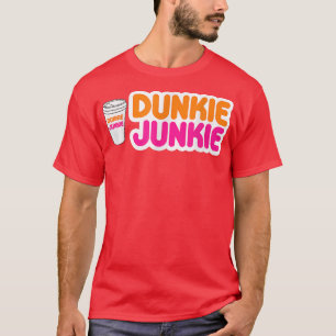 Dunkie Junkie Kaffee Liebe Lustige Kaffee Sprüche  T-Shirt
