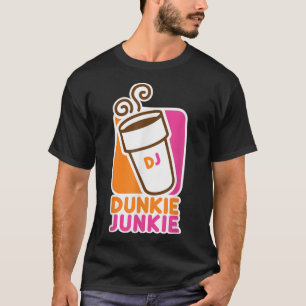 Dunkie Junkie Kaffee Liebe Lustiger Kaffee Spruch T-Shirt