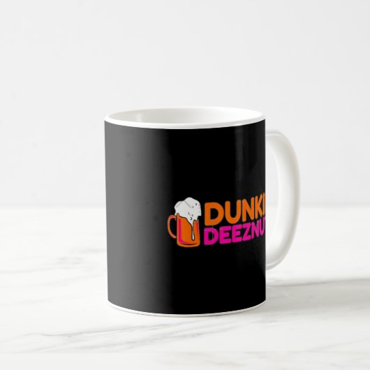 Dunkin Deez Nuts by Merch Kaffeetasse (VorderseiteRechts)