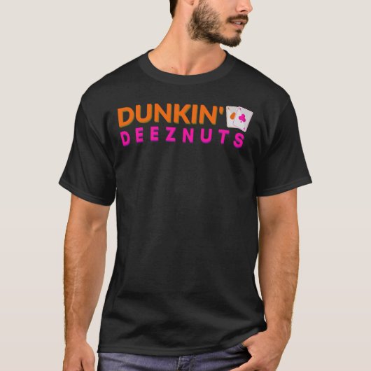 Dunkin Deez-Nuts Pocker Shirt Klassischer T - Shir (Vorderseite)