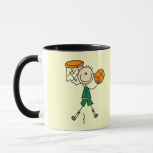 Dunking-Boys-Basketball-T-Shirts und Geschenke Tasse