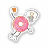 Dunking Donut Hole Food Champ Aufkleber (Vorderseite)