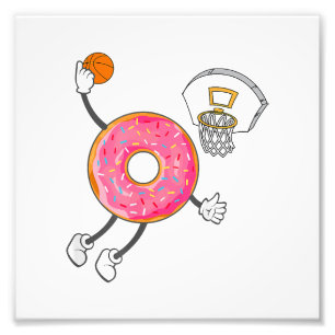 Dunking Donut Hole Food Champ Fotodruck