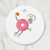 Dunking Donut Hole Food Champ Geschenkanhänger (Rückseite)