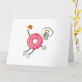 Dunking Donut Hole Food Champ Karte (Gelbe Blume)