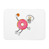 Dunking Donut Hole Food Champ Magnet (Horizontal)