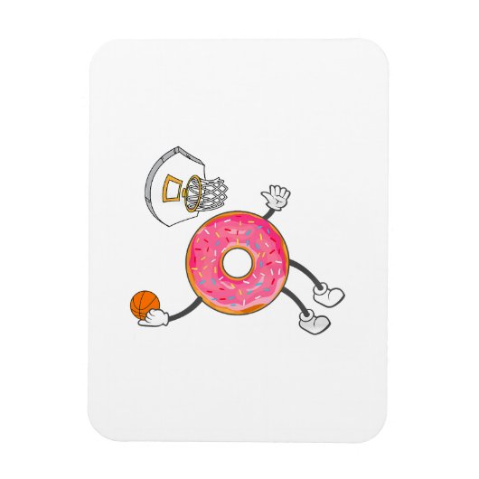 Dunking Donut Hole Food Champ Magnet (Vertikal)