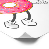 Dunking Donut Hole Food Champ Poster (Ecke)