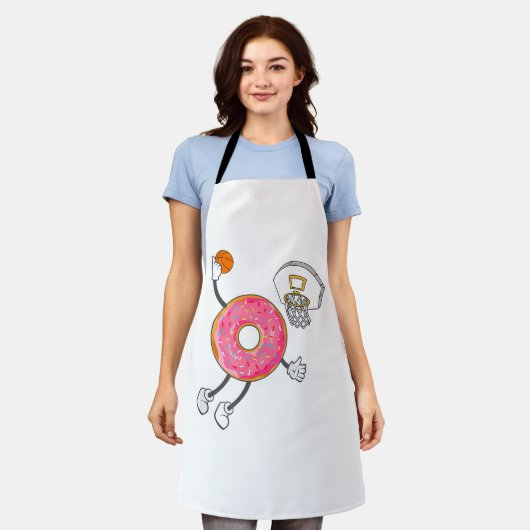 Dunking Donut Hole Food Champ Schürze (Getragen)