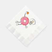 Dunking Donut Hole Food Champ Serviette (Ecke)