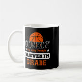 Dunking Mein Weg durch die 11. Klasse Bysketbyll B Kaffeetasse (Links)