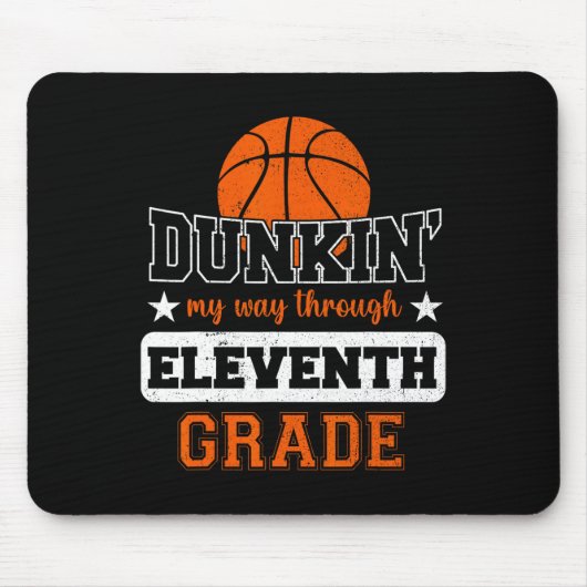 Dunking Mein Weg durch die 11. Klasse Bysketbyll B Mousepad (Vorne)