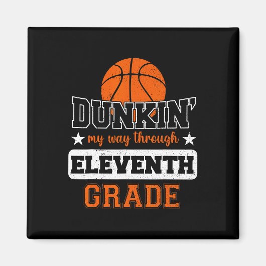 Dunking meinen Weg durch 11. Klasse Basketball zur Magnet (Vorne)