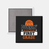 Dunking meinen Weg durch den ersten Grad Basketbal Magnet (Vorderseite/Rückseite)