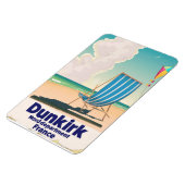 Dunkirk Beach Reiseplakat Magnet (Linke Seite)