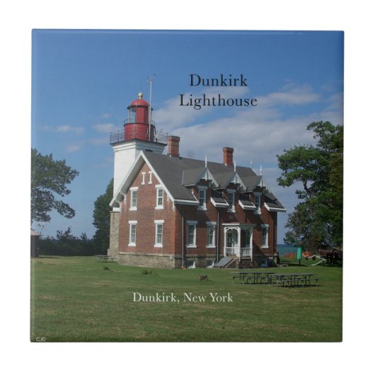 Dunkirk Leuchtturm Kachel (Vorderseite)