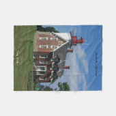 Dunkirk Lighthouse Fleece Decke (Vorderseite (Horizontal))