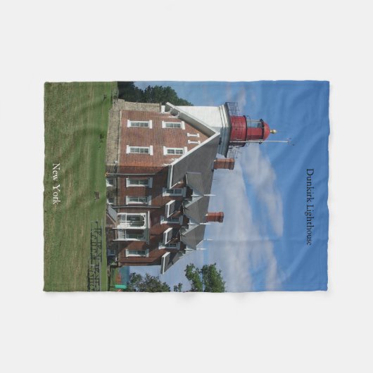 Dunkirk Lighthouse Fleece Decke (Vorderseite (Horizontal))