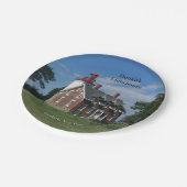 Dunkirk Lighthouse Papierteller (Schrägansicht)