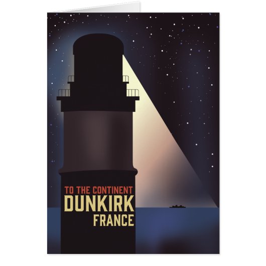 Dunkirk Lighthouse Reiseplakat. (Vorne)