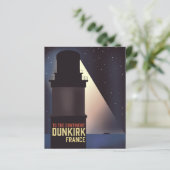 Dunkirk Lighthouse Reiseplakat. Foto (Stehend Vorderseite)