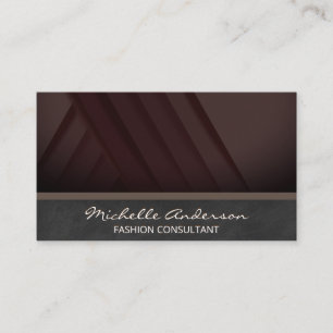 Dunkk Brown Panels Hintergrund der Black Luxury Visitenkarte