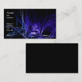 Dunkle abstrakte Geschäfts-Karte Visitenkarte (Vorne/Hinten)