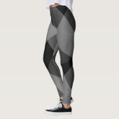 Dunkle abstrakte Leggings (Links)