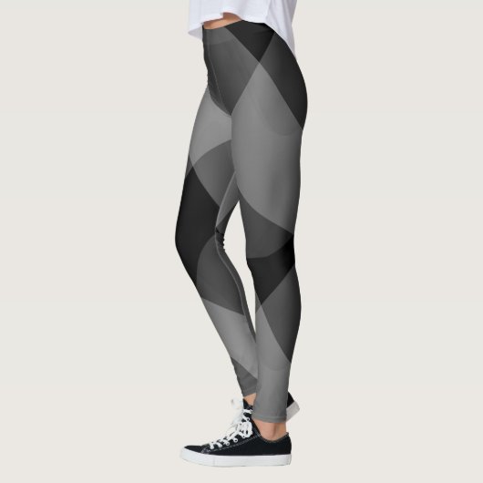 Dunkle abstrakte Leggings (Links)