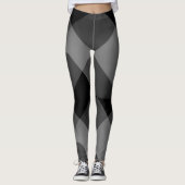 Dunkle abstrakte Leggings (Vorderseite)