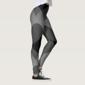 Dunkle abstrakte Leggings (Rechts)