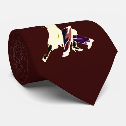 dunkle abstrakte Paare der Krawatte (Gerollt)