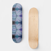 Dunkle Abstrakte Paint-Skateboard Skateboard (Vorderseite)