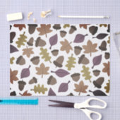 Dunkle Acorn und Leaf Seidenpapier (Handwerk)