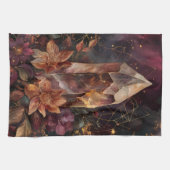 Dunkle Akademie Amethyst Himmelsdesign Geschirrtuch (Horizontal)