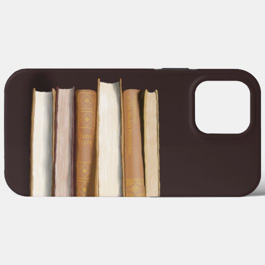 Dunkle Akademie Antike Bücher Case-Mate iPhone Hülle (Rückseite (Horizontal))