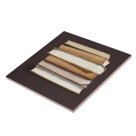 Dunkle Akademie Antike Bücher Fliese (Seite)