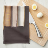 Dunkle Akademie Antike Bücher Geschirrtuch (Viertel Falte)