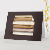 Dunkle Akademie Antike Bücher Karte (Gelbe Blume)