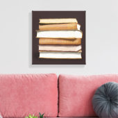 Dunkle Akademie Antike Bücher Leinwanddruck (Insitu (Wohnzimmer))